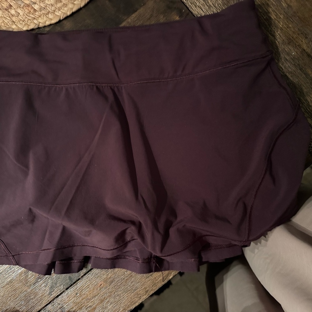 Lululemon Athletica Chocolate Mini Skirt - Picture 5 of 7